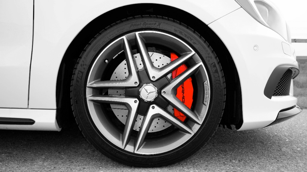 Mercedes-AMG alloy wheel close-up